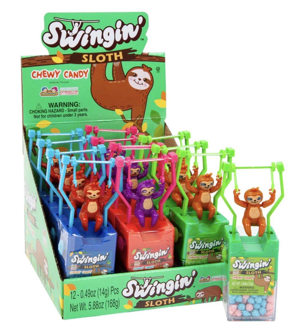 SWINGING SLOTH CANDY