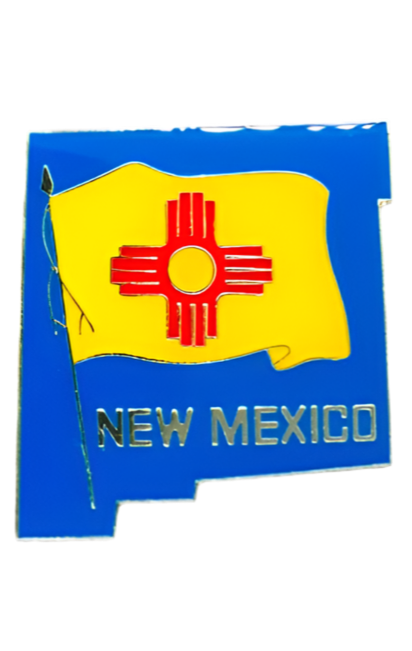 NM BLUE FLAG MAGNET