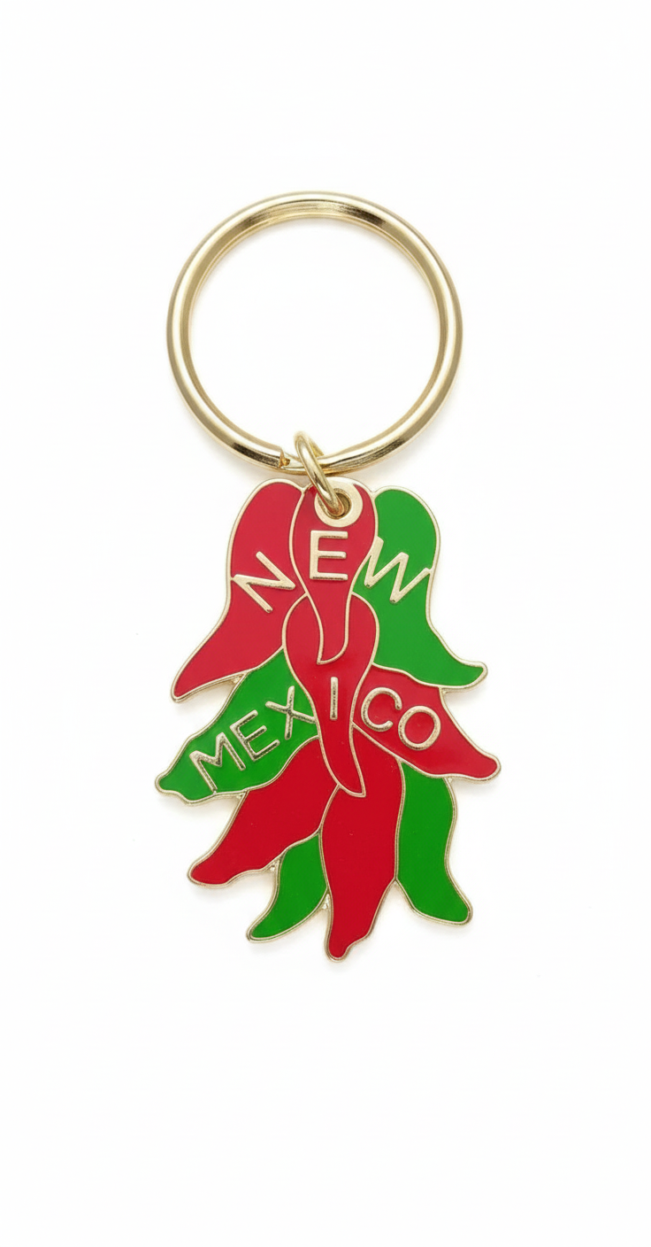 NEW MEXICO CHILE KEYCHAIN