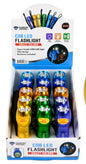 METAL FLASHLIGHT (BRIGHT COLORS)
