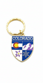 COLORADO SHEILD KEYCHAIN
