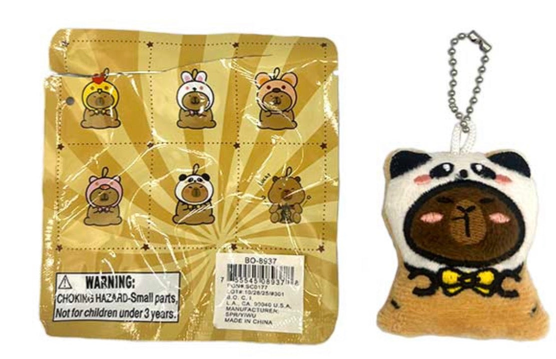 CAPYBARA MYSTERY PLUSH KEYCHAIN