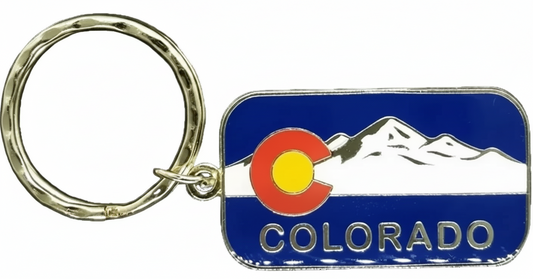 COLORADO FLAG KEY CHAIN