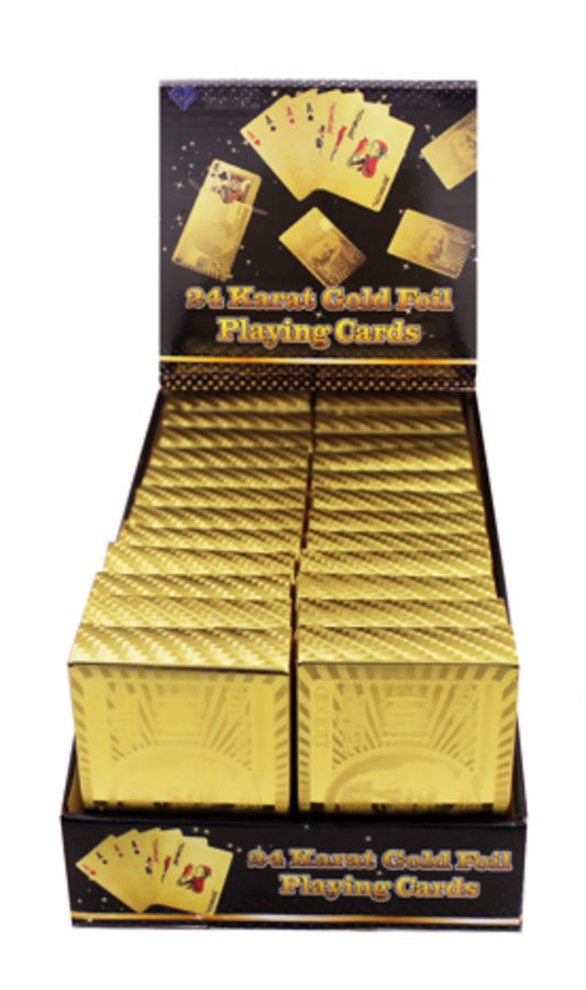 GOLD PLAYING CARDS