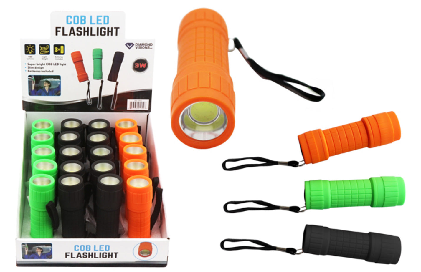 PROMO COB LED FLASHLIGHT
