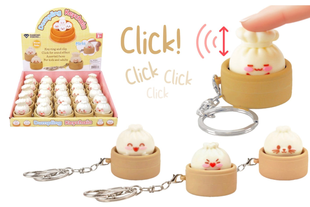 KEYCHAIN DUMPLING CLICKER